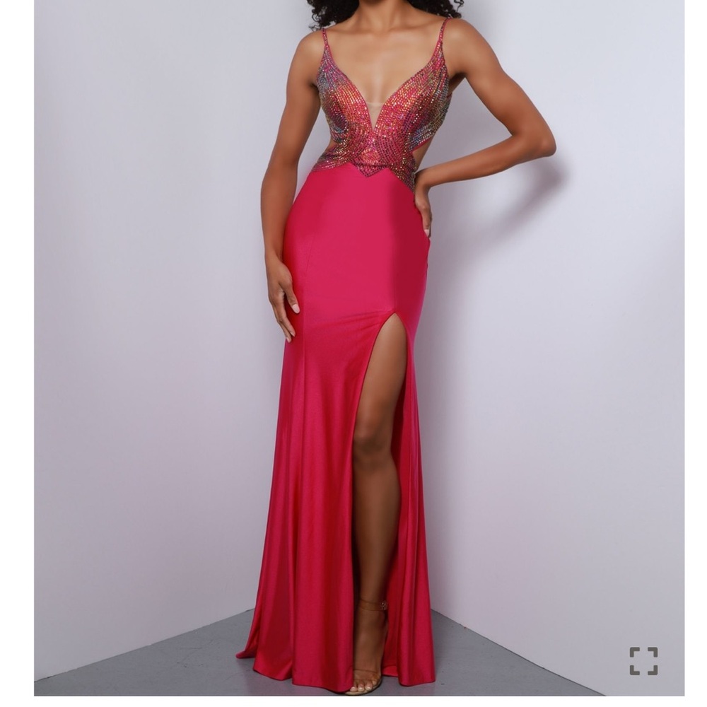 Elegant Red Evening Gown